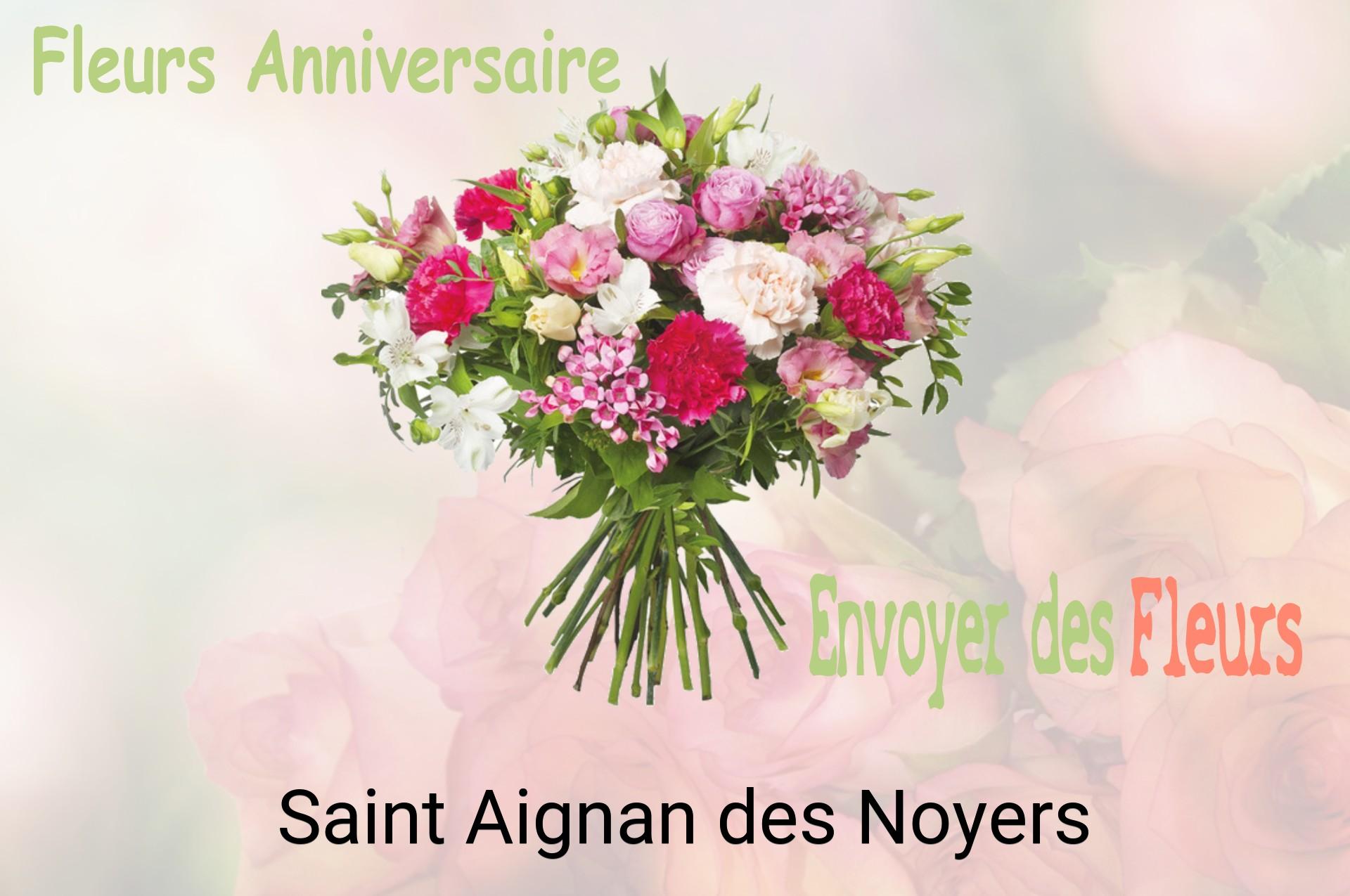 Bouquet de fleurs d’anniversaire livré à Saint-Aignan-des-Noyers